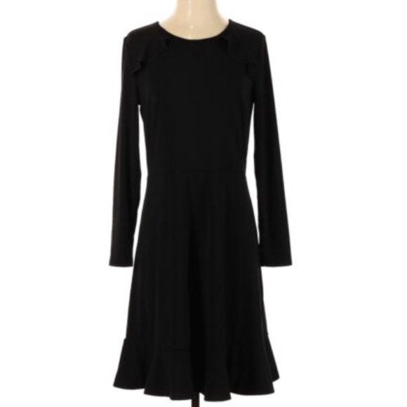 Ann Taylor bodycon dress with ruffled hem - women size M - Picture 2 of 7